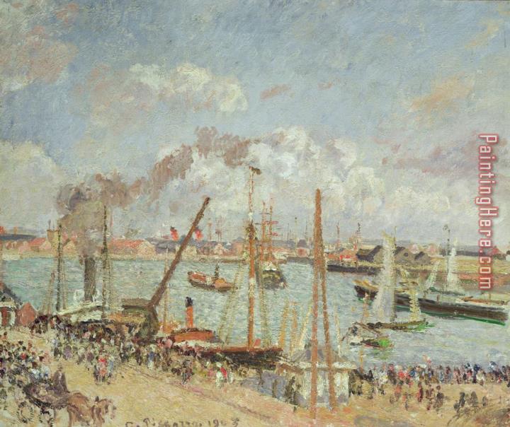 Camille Pissarro The Port of Le Havre in the Afternoon Sun